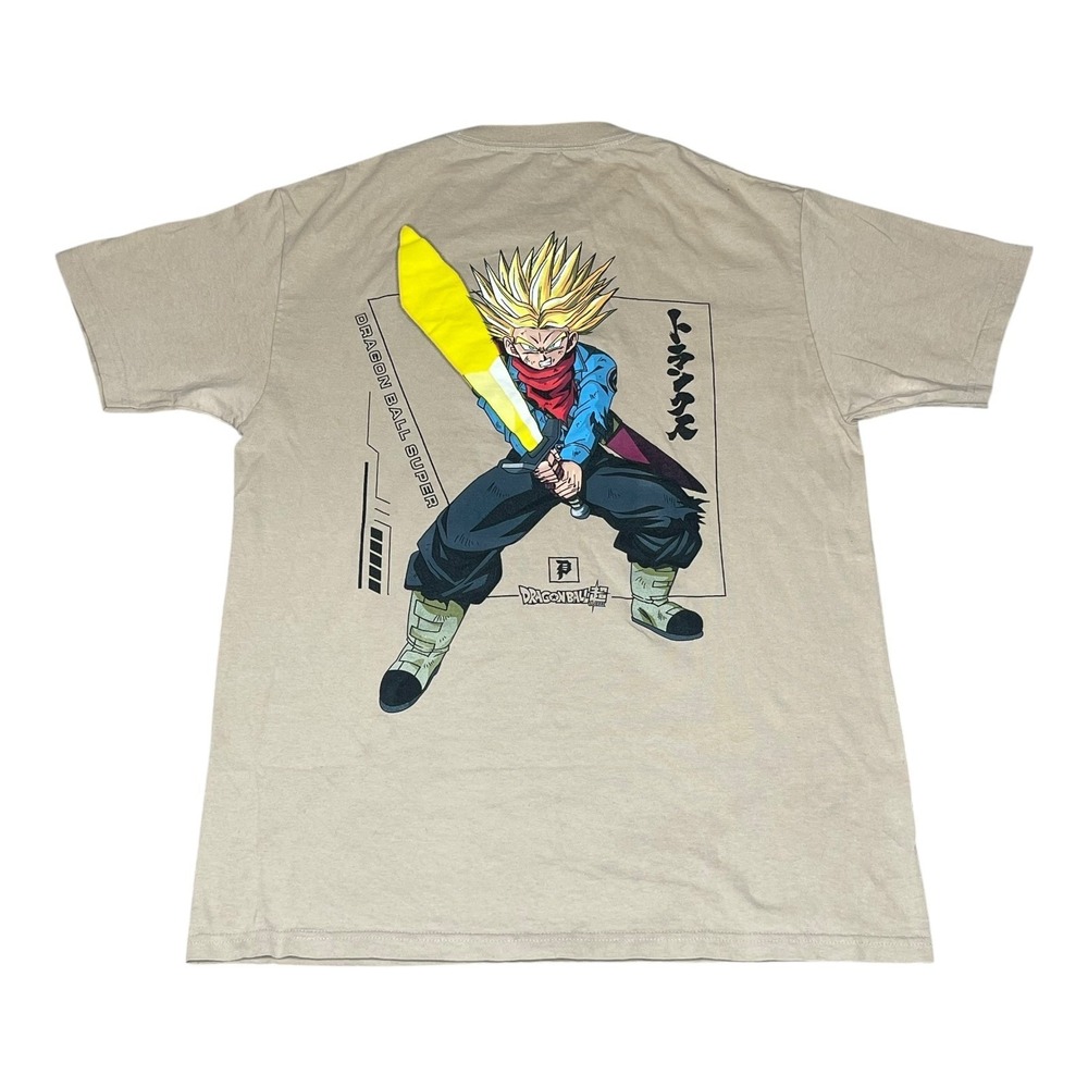 Primitive Dragon Ball Super Future Trunks Graphic‎ T-Shirt Mens Large Tan L